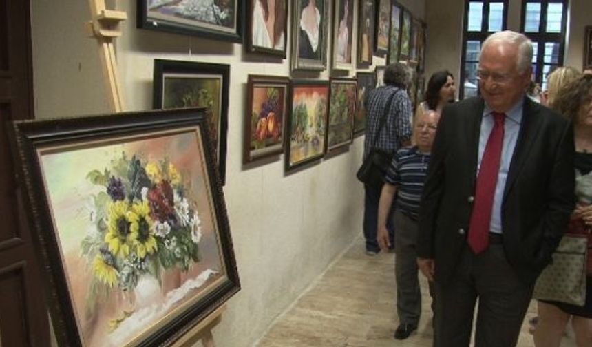 Mezitli Sanat Evi Kursiyerlerinden Yıl Sonu Sergisi 