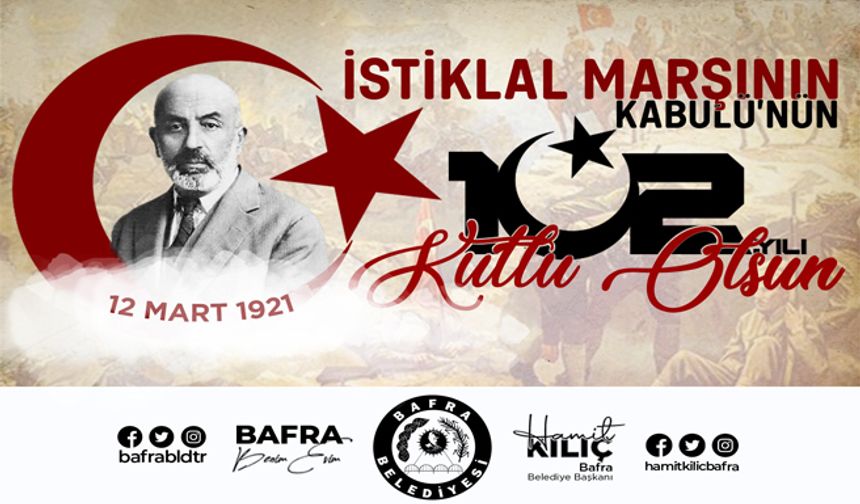 Başkan Kılıç’dan 12 Mart İstiklal Marşının Kabulü Ve Mehmet Akif Ersoy´u Anma Günü Mesajı
