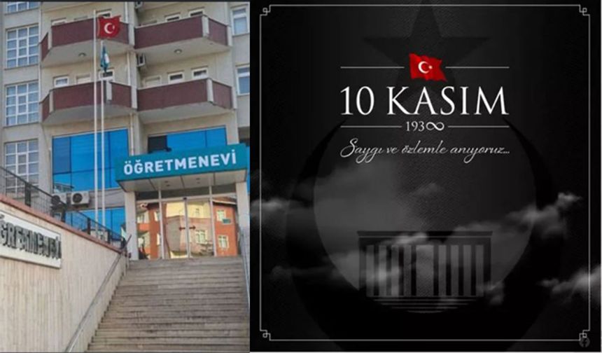 Bafra Öğretmenevinden 10 kasım mesajı