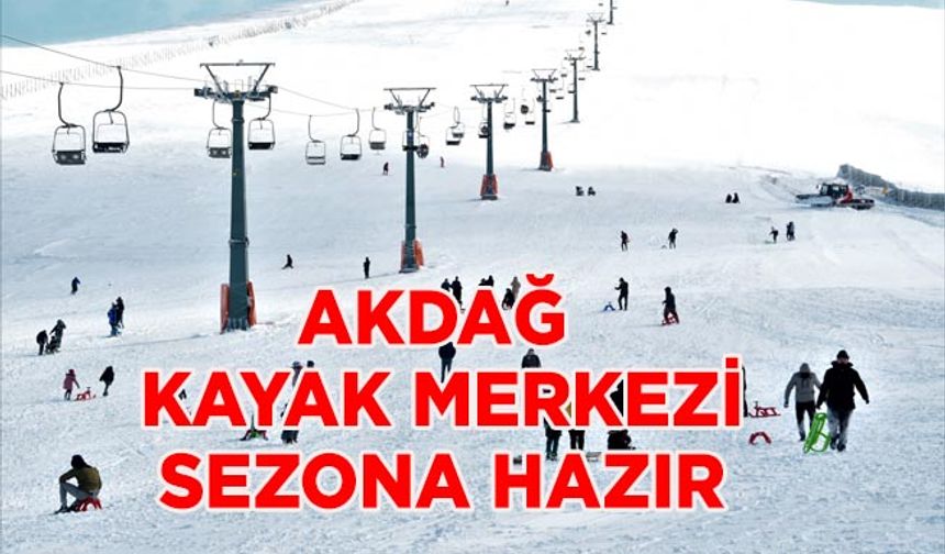 “Akdağ Kayak Merkezi” Sezona Hazır