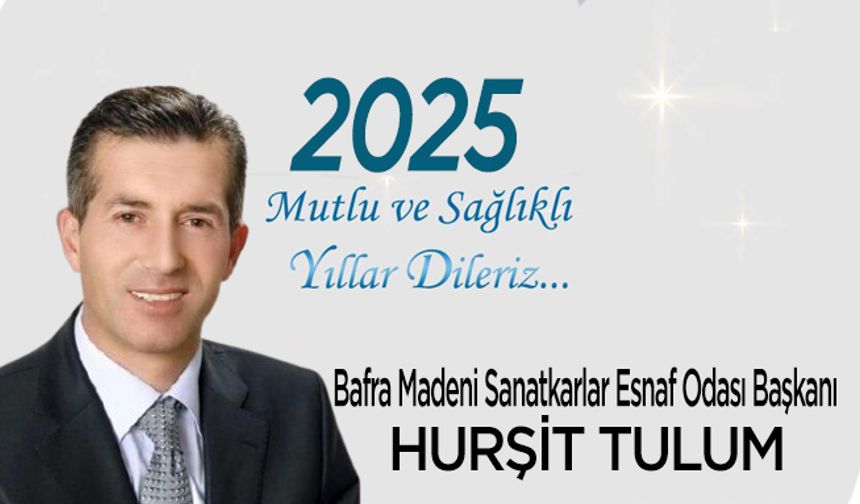 Başkan Tulum’dan Yeni Yıl Mesajı