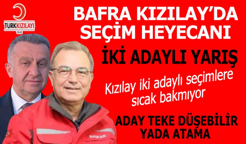 Bafra Kızılay'da Seçim Heyecanı