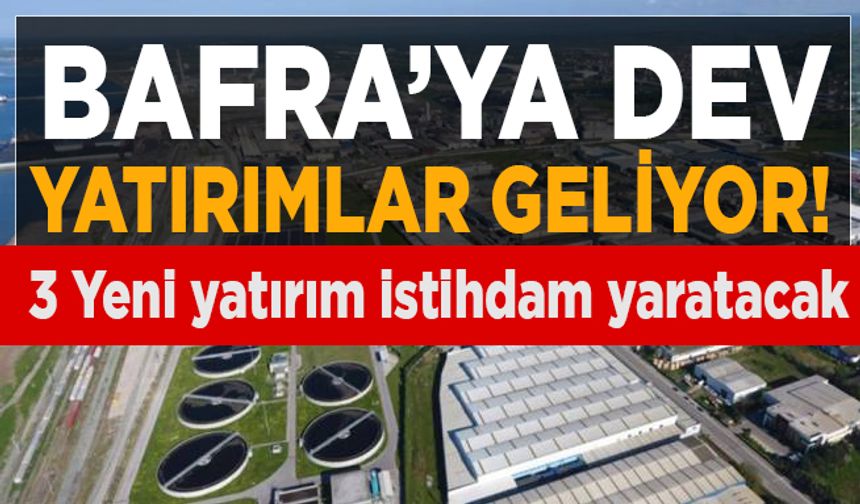 Bafra OSB'ye üç firmaya arsa tahsisi yapıldı