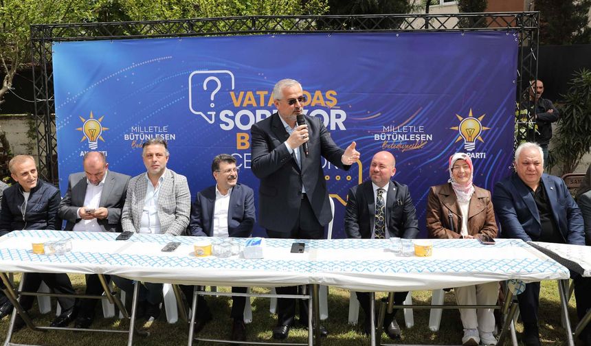 BAŞKAN KILIÇ, GAZİPAŞA’DA VATANDAŞLA BULUŞTU