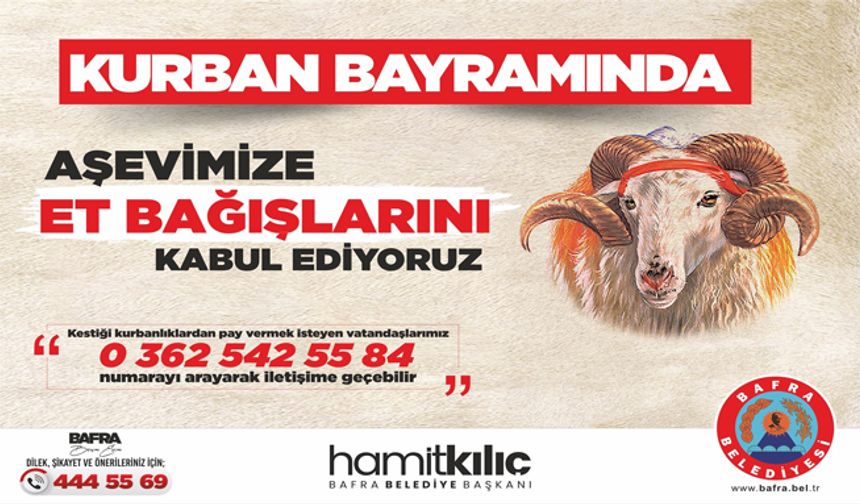 Kurban Bağışlarınızla Gönüllere Dokunuyoruz