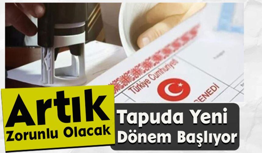 Bafra’da Tapuda Yeni Dönem Başladı! O Olmadan İşlem Yapılamayacak!
