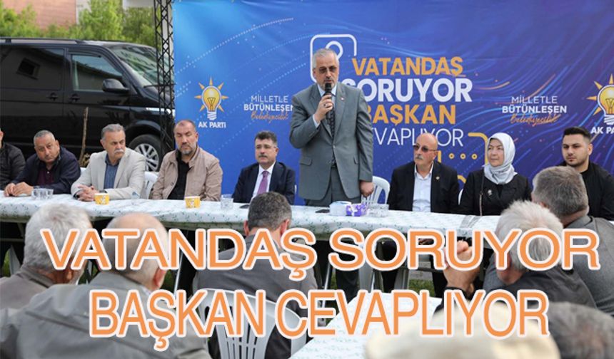 Başkan Kılıç, “Bafra’mızda Söz Daima Milletimizde”