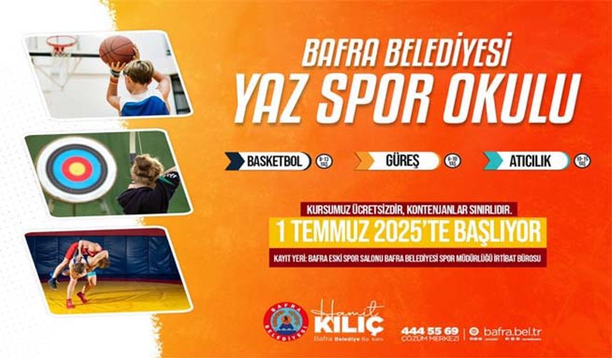 Yaz Spor Okulları Kayıtları Başladı