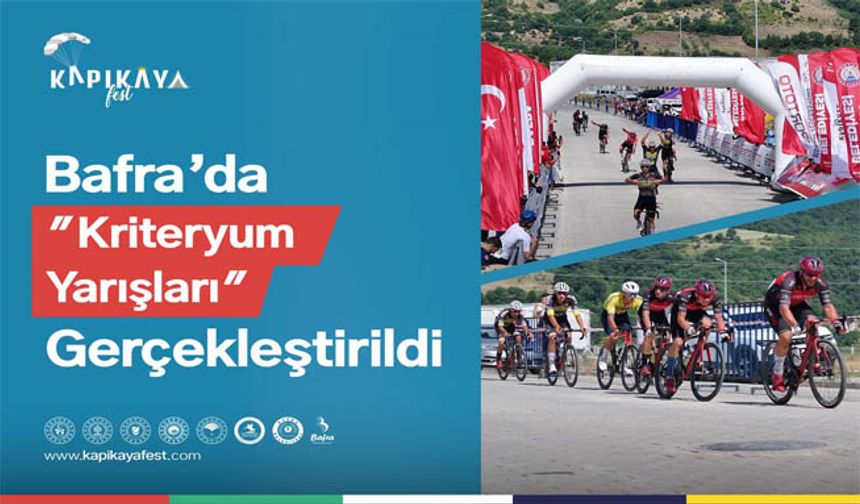 Bafra’da Kriteryum Yarışları Gerçekleştirildi