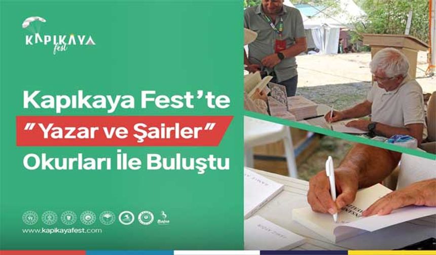 Kapıkayafest’te Yazar Ve Şairler Okurları İle Buluştu