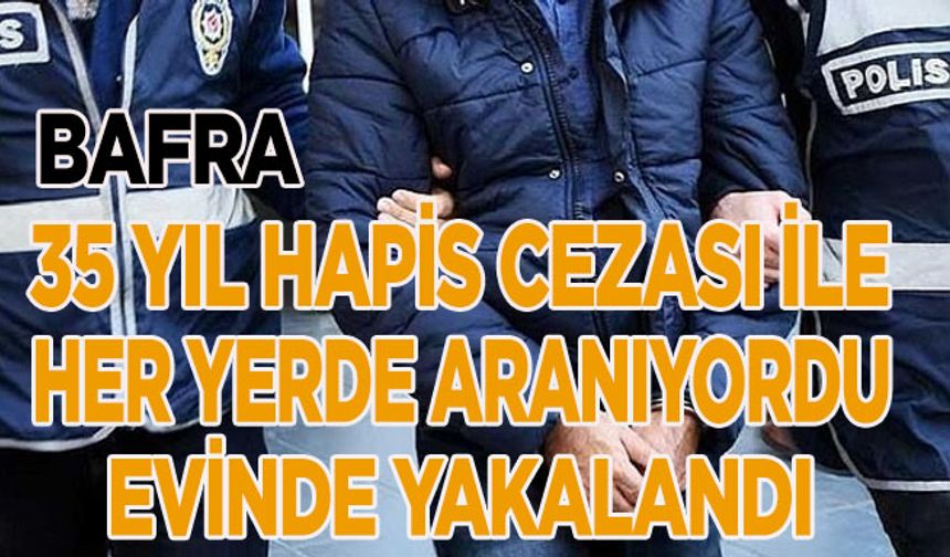 Bafra’daki Firari hükümlü hakkında yeni gelişme!