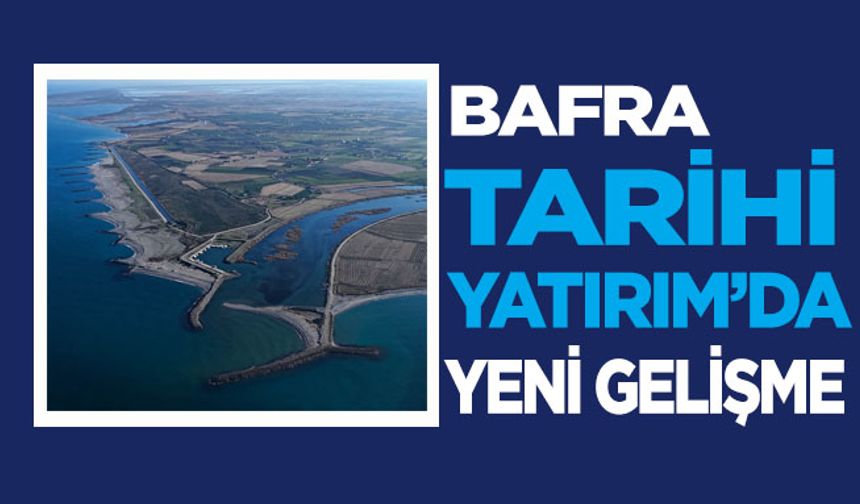 Bafra’da milyonluk projenin  ihalesi yapıldı