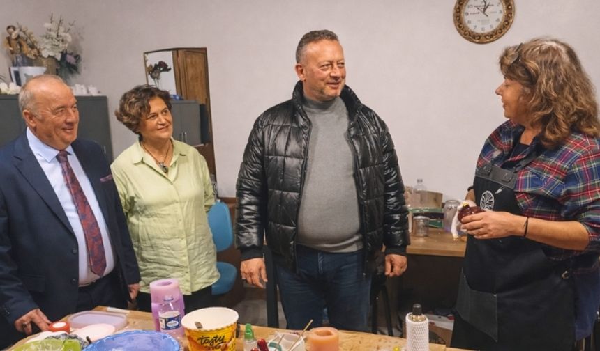 Üreten ve Geliştiren Eğitim: Başkan Kocabaş Mehmet Yıldız Halk Eğitim Merkezi’nde