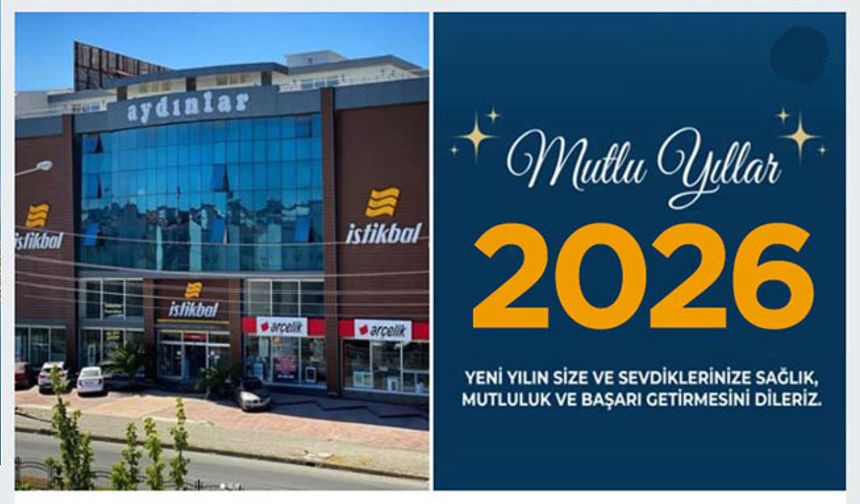 Bafra Aydınlar Center, yeni yılınız kutlu olsun