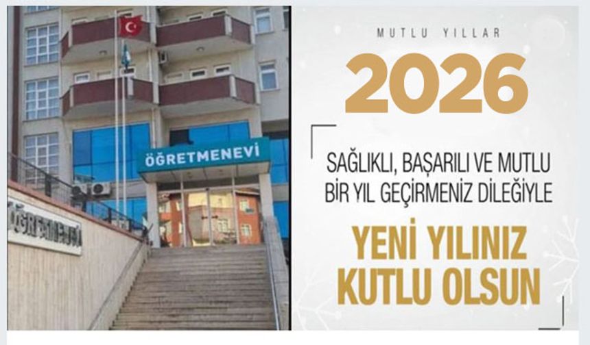 Bafra Öğretmen Evi'nden Yeni Yıl Mesajı