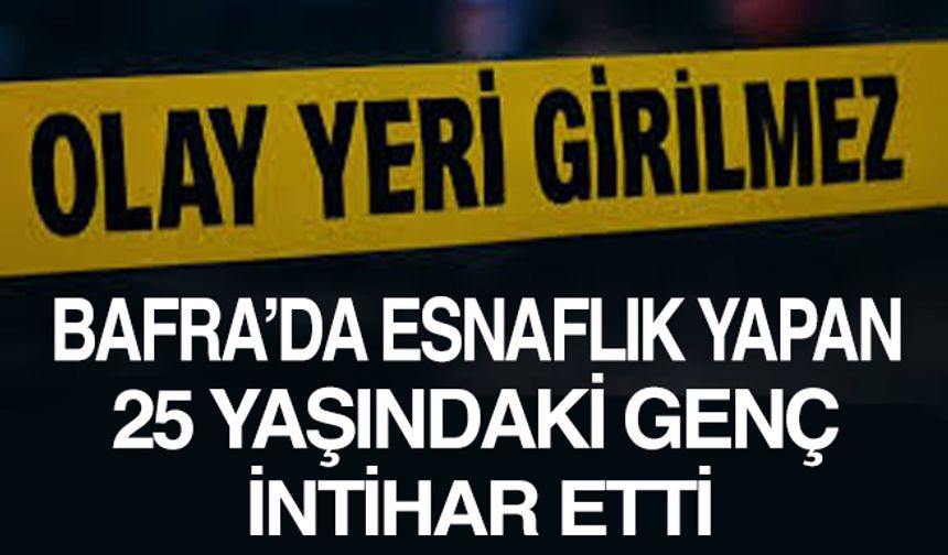 Bafra İshaklı Mahallesi’nde İntihar