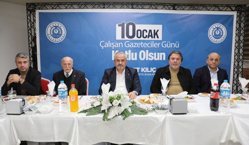 Başkan Kılıç İlçede Görev Yapan Basın Mensuplarıyla Bir Araya Geldi