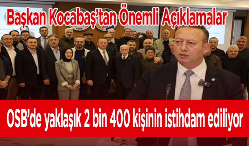 Başkan Kocabaş’tan Gazeteciler Gününde Önemli Açıklamalar