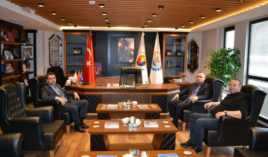 Bafra Cumhuriyet Başsavcısı Olcay Aksoy’dan Bafra Ticaret ve Sanayi Odası’na Ziyaret