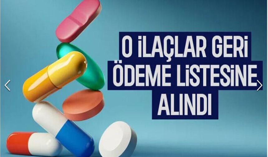 36 ilaç geri ödeme listesine alındı