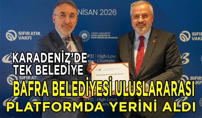 Bafra Belediyesi Uluslararası Platformda Yerini Aldı