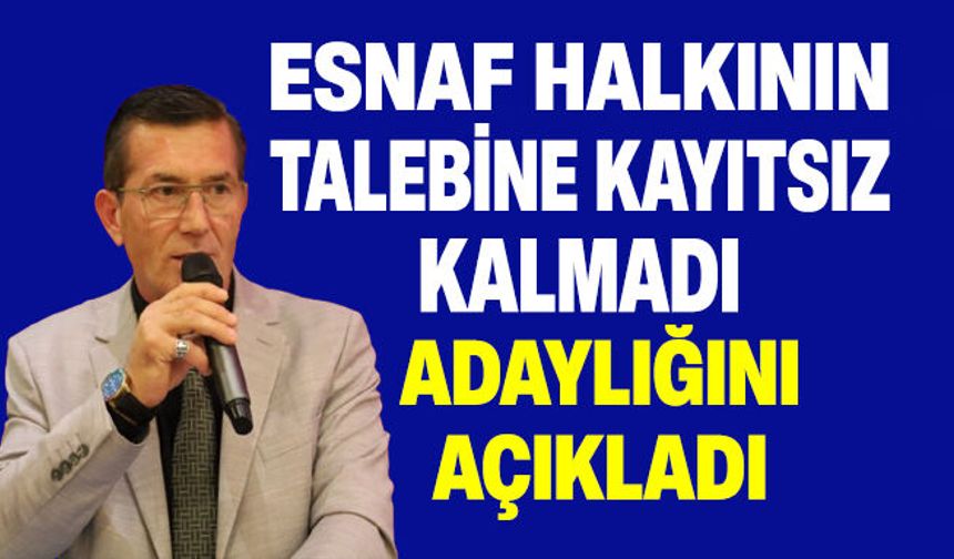 Başkan Hurşit Tulum Bafra Esnaf Kefalet Kooperatifi’ne Adaylığını Açıkladı