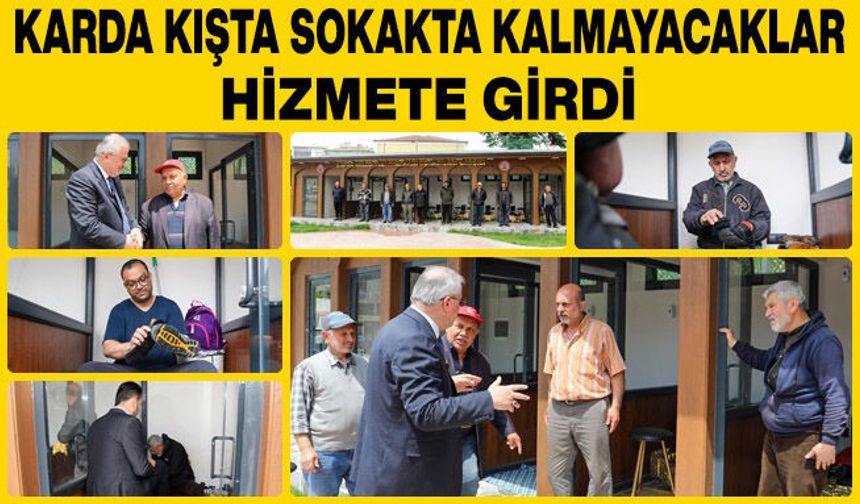 Karda kışta sokakta kalmayacaklar: Bafra’da yeni lostra salonu! Hizmete girdi