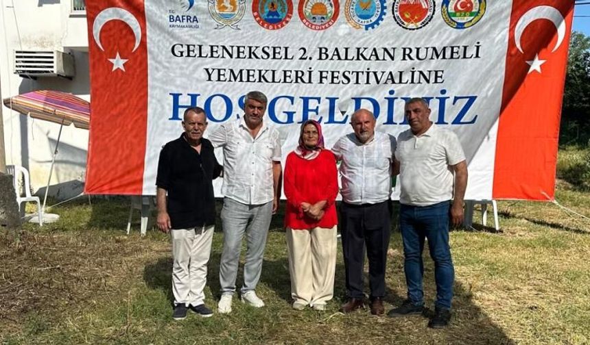 Bafra TSO, Geleneksel 2. Balkan Rumeli Yemekleri Festivali’ne Katıldı