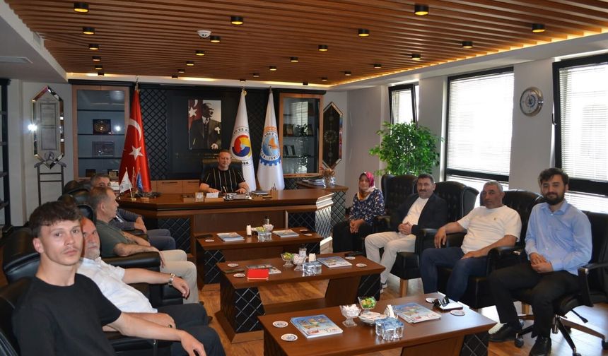 Karadeniz Rumeli Dernekleri Federasyonu’ndan Bafra TSO’ya  Ziyaret