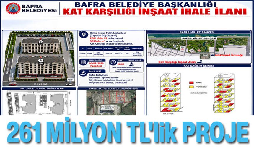 Bafra’da Kazandıracak Proje İçin Geri Sayım Başladı