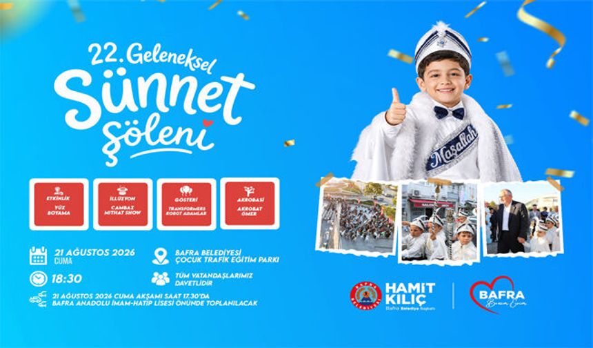 Geleneksel Sünnet Şöleni'nin Tarihi Belli Old22. Geleneksel Sünnet Şöleni'nin Tarihi Belli Oldu